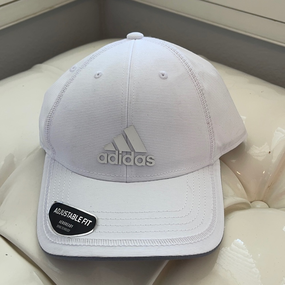 White Adidas Men’s Hat